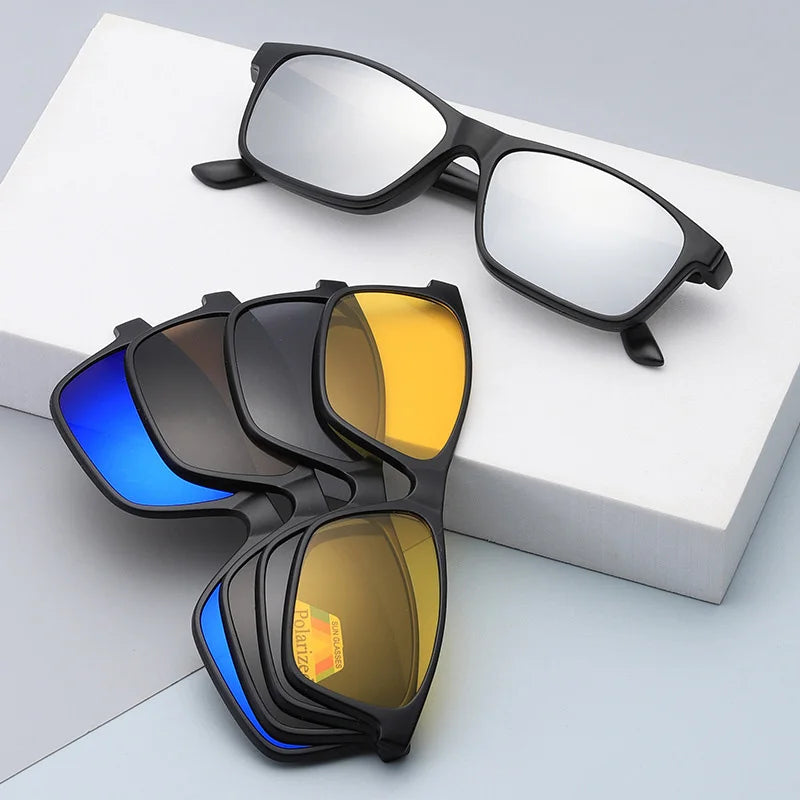 MAXGLASS - Personalizado  Óculos de Sol - 6 em 1